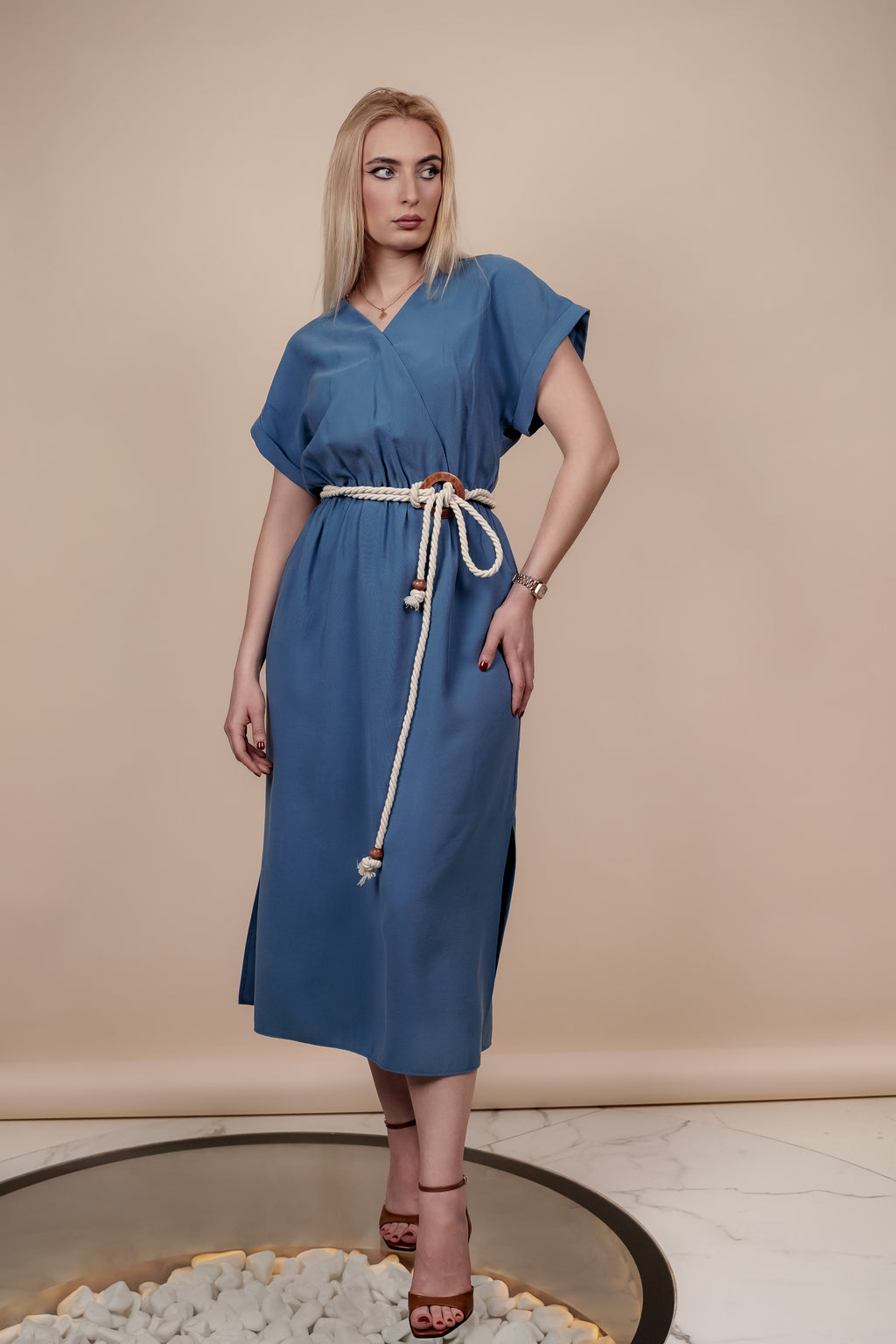 Ležerna haljina od pamuka