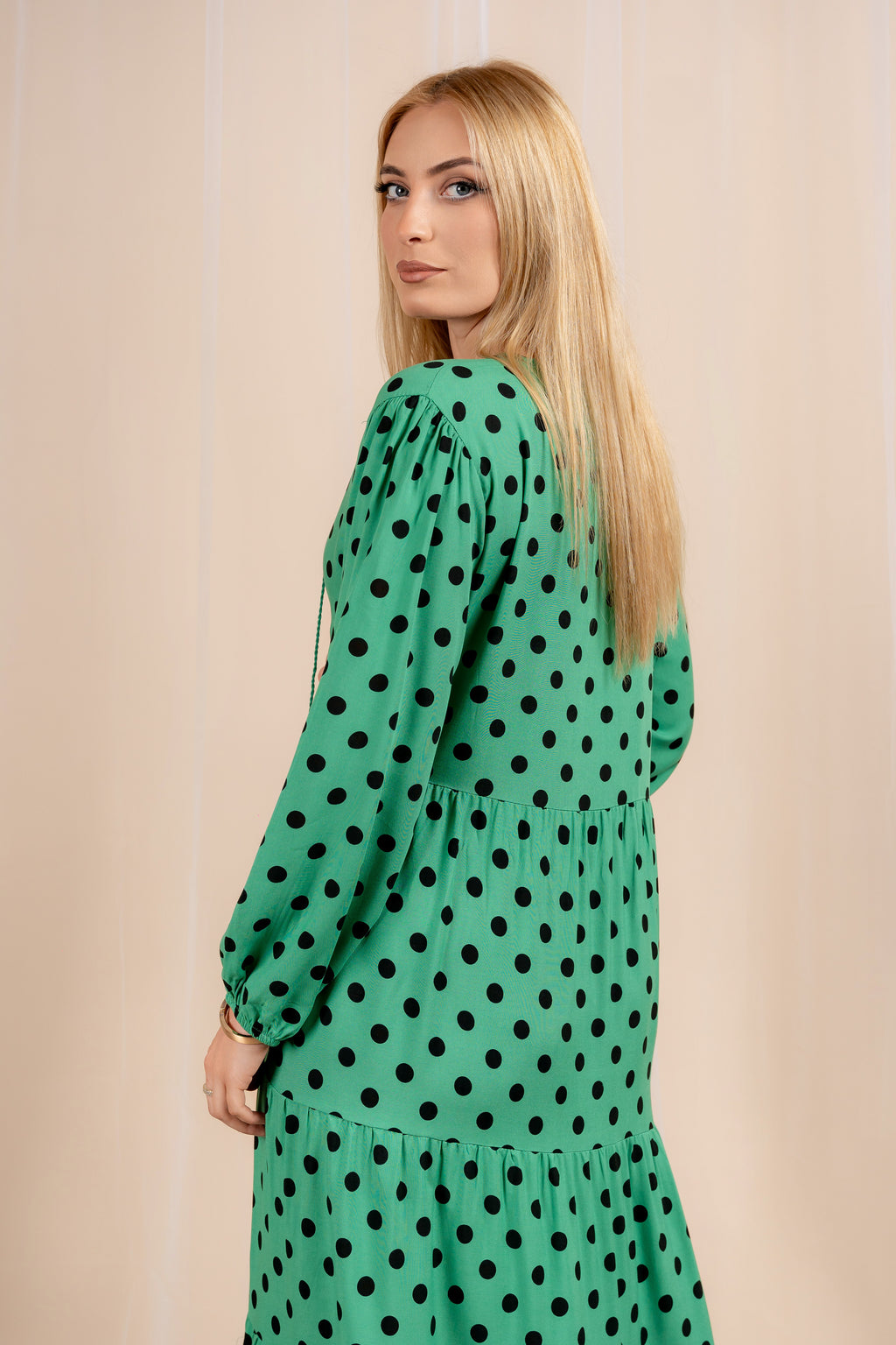 Kristin - haljina maxi dužine na tufne