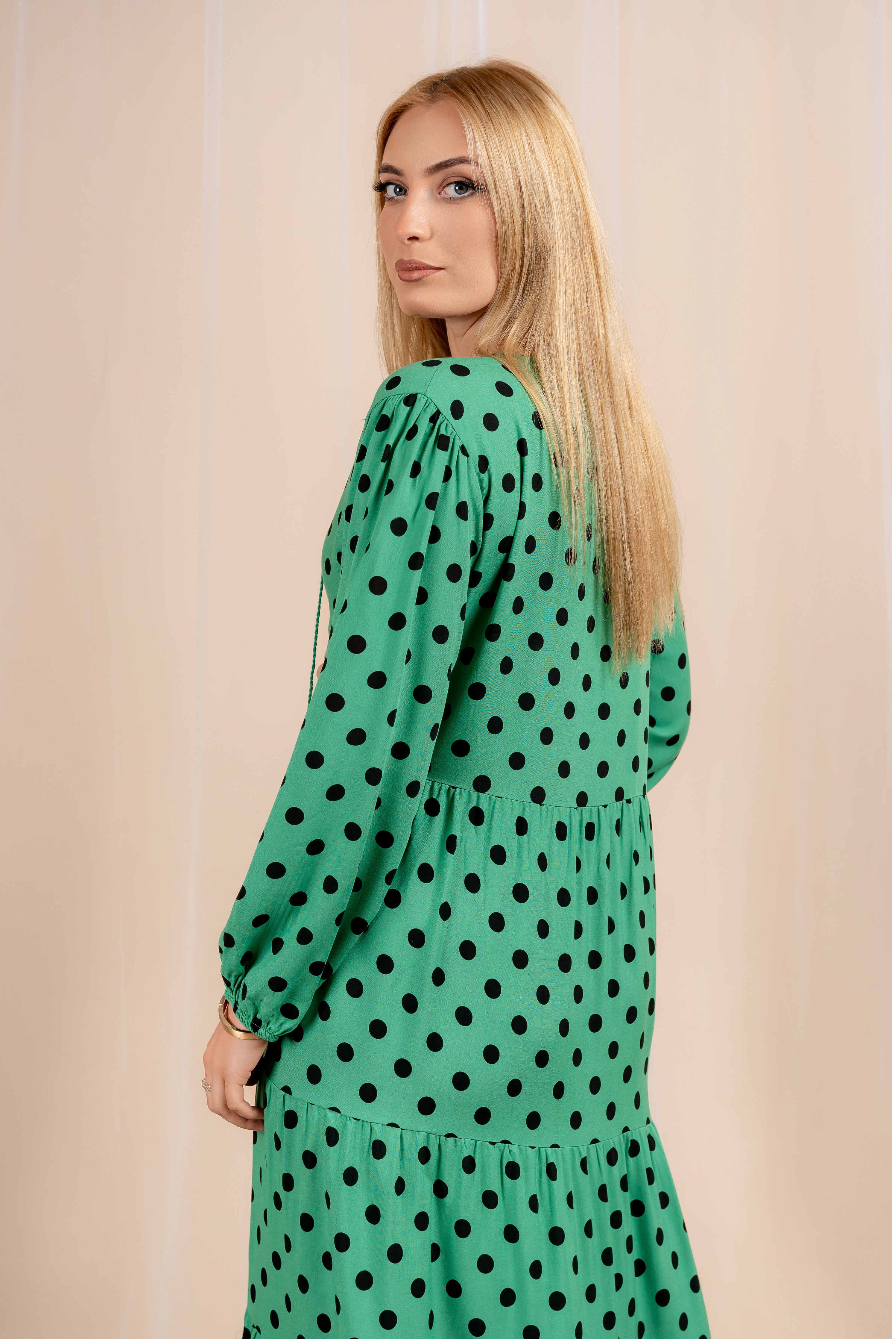 Kristin - haljina maxi dužine na tufne