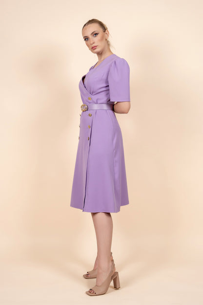 Pia - haljina nježne ljubičaste boje