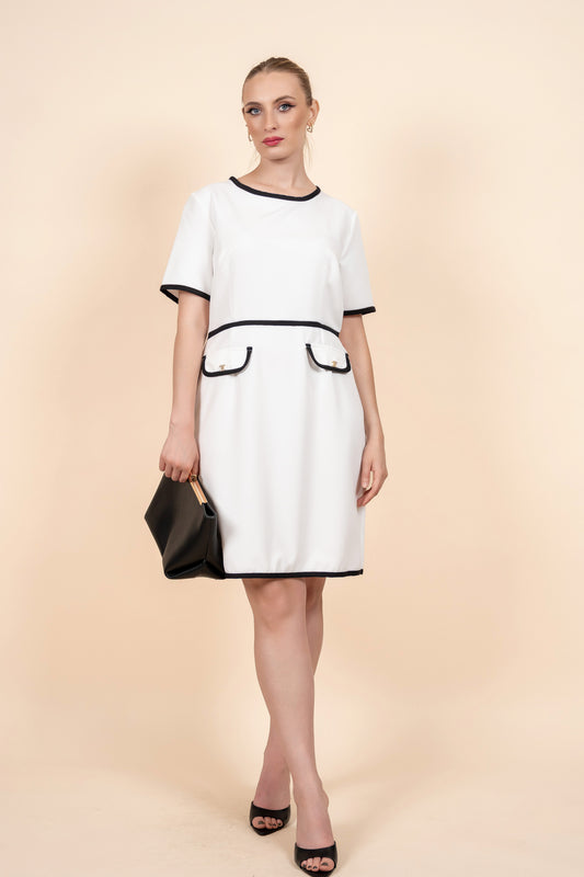 Hestia - šarmantna haljina bijele boje