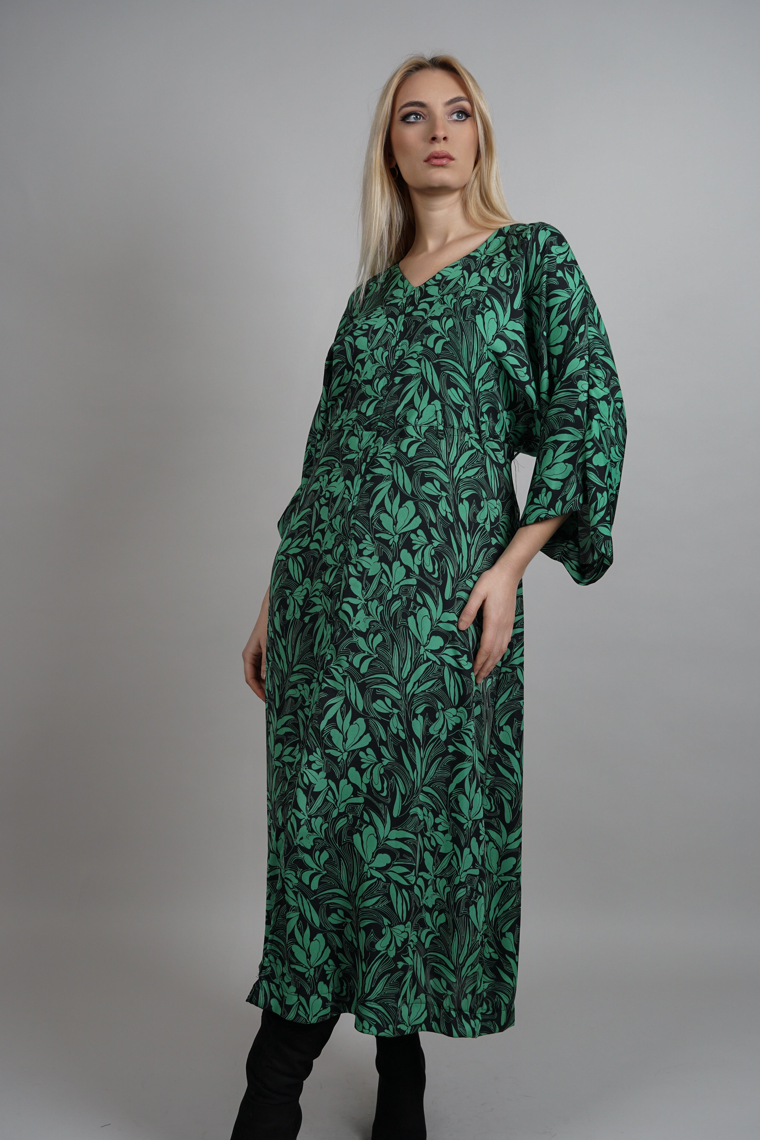 Terra - lepršava haljina u zelenim tonovima