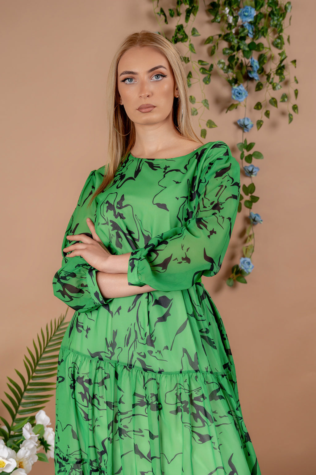 Luna – prozračna elegancija u zelenom tonu