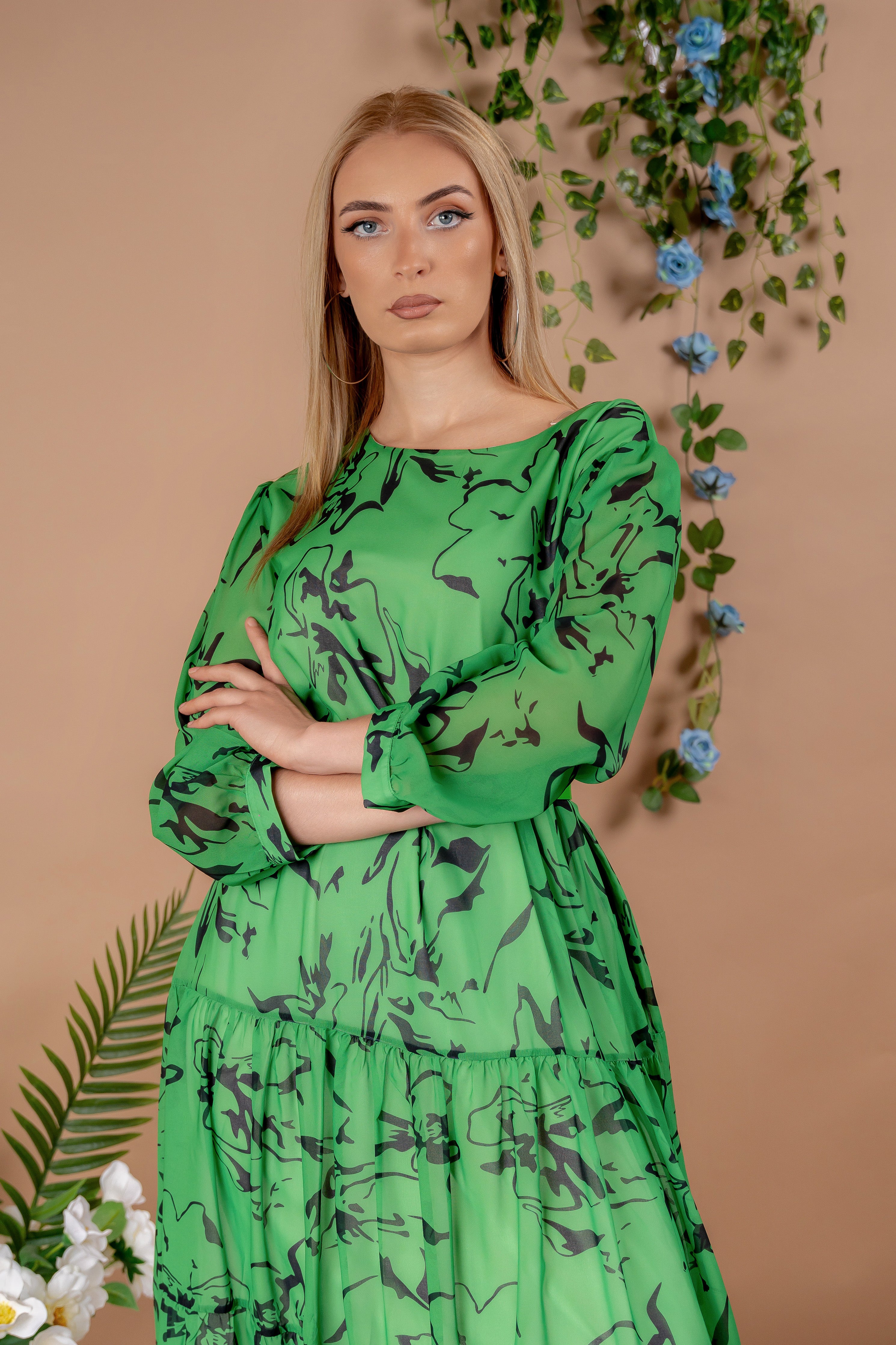 Luna – prozračna elegancija u zelenom tonu