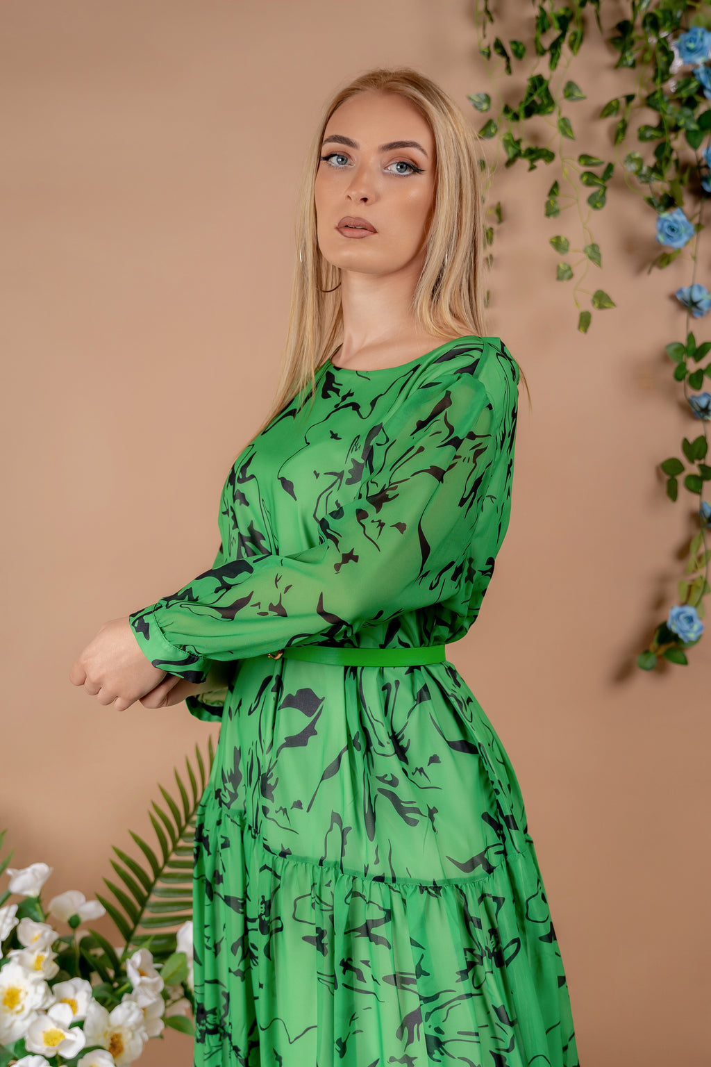 Luna – prozračna elegancija u zelenom tonu