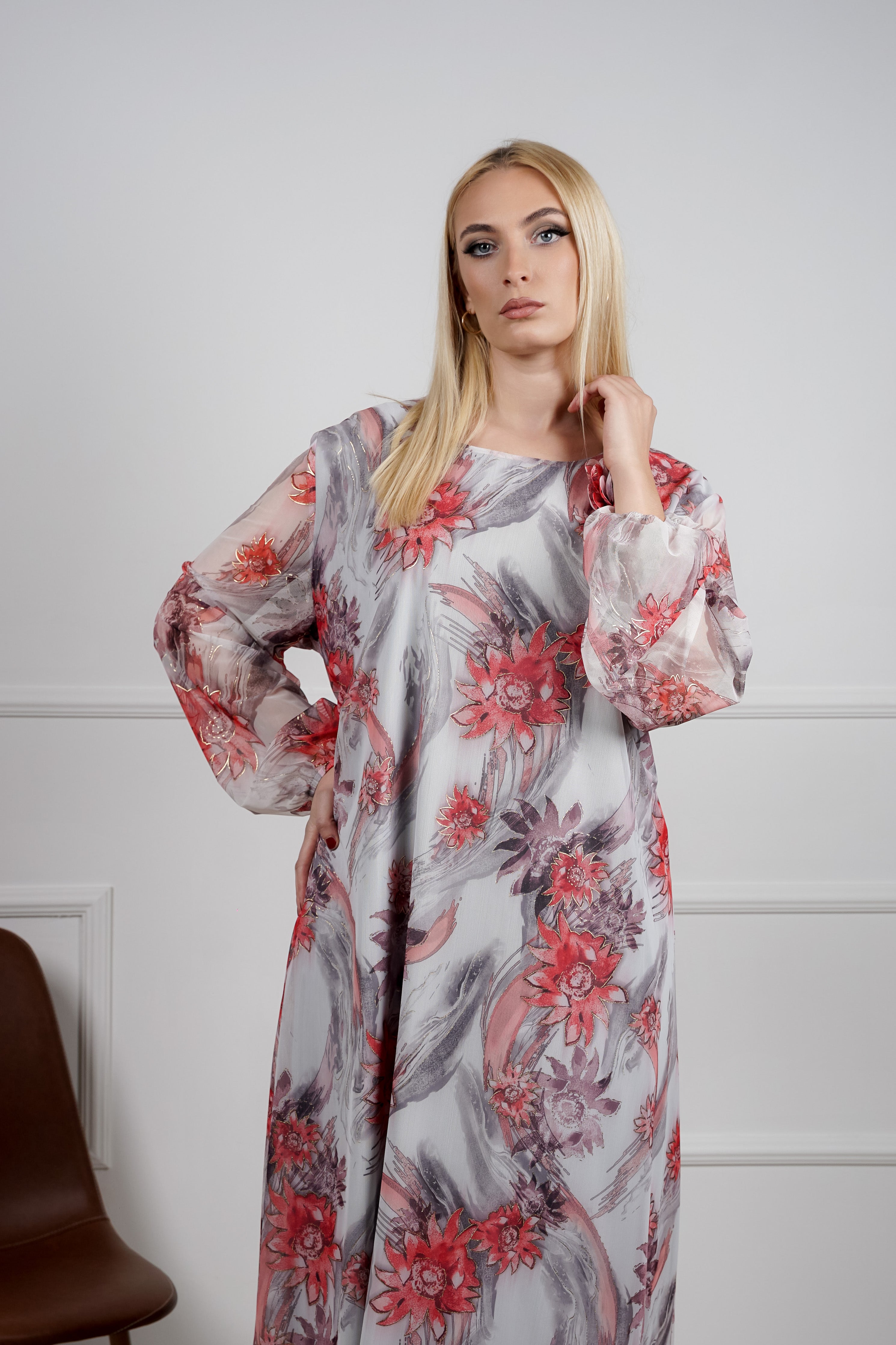 Nola haljina - lepršav šarm u veličinama: 50 52 54