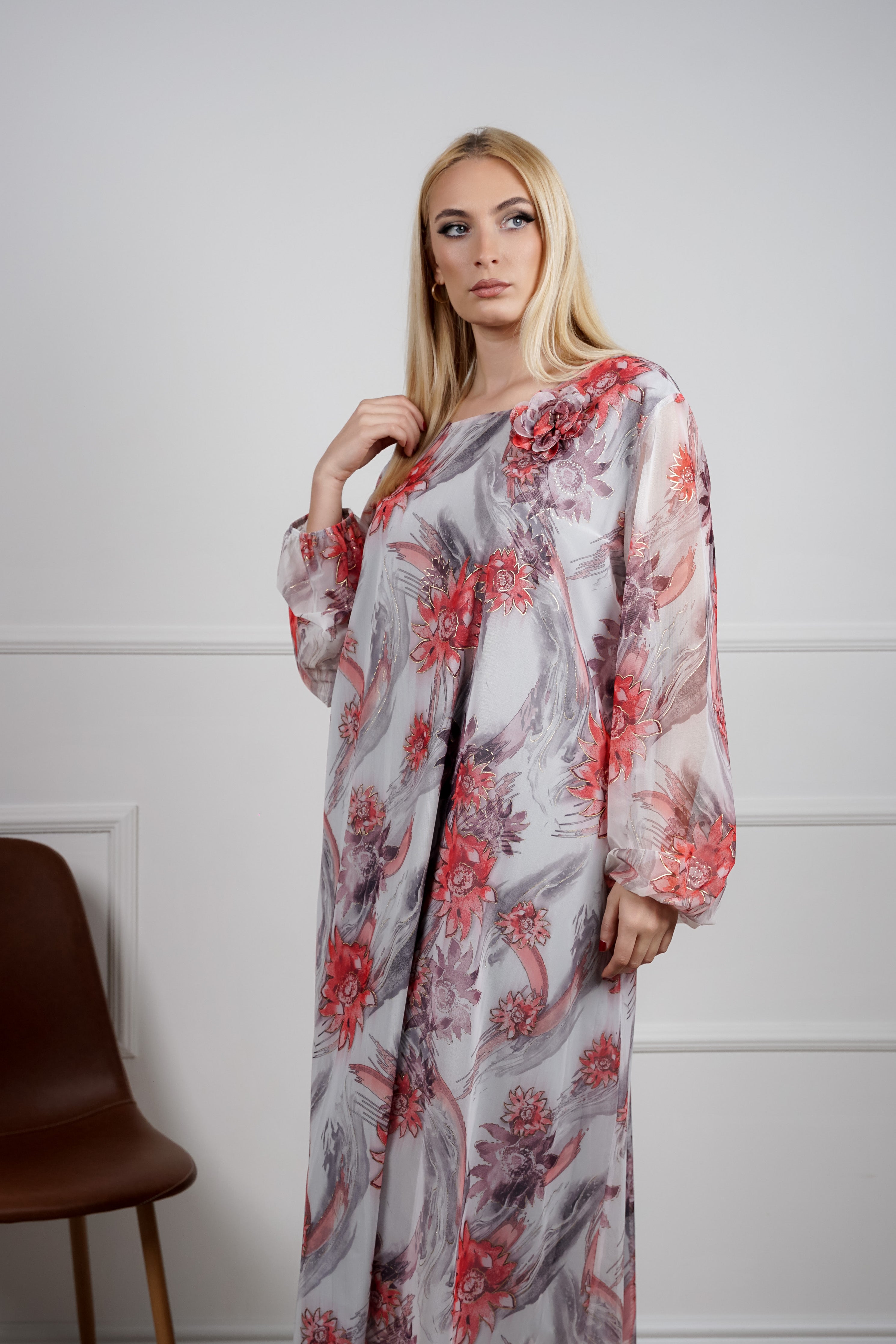 Nola haljina - lepršav šarm u veličinama: 50 52 54