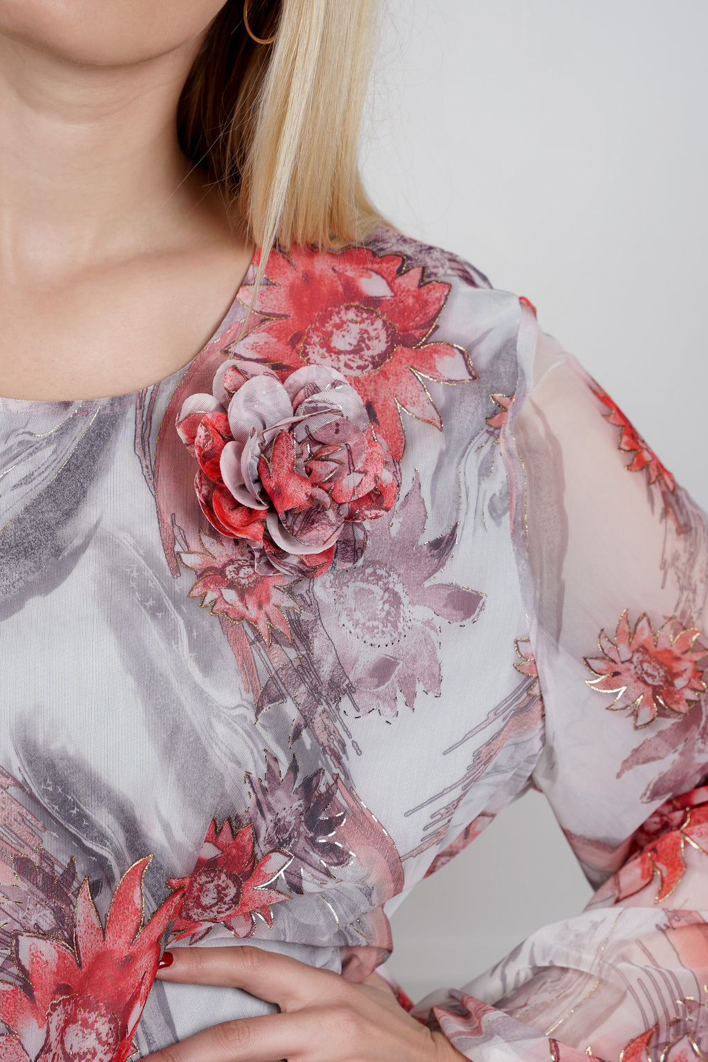 Nola haljina - lepršav šarm u veličinama: 50 52 54