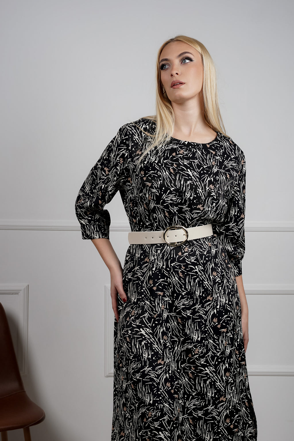 Jessie – svilenkasta haljina sa remenom