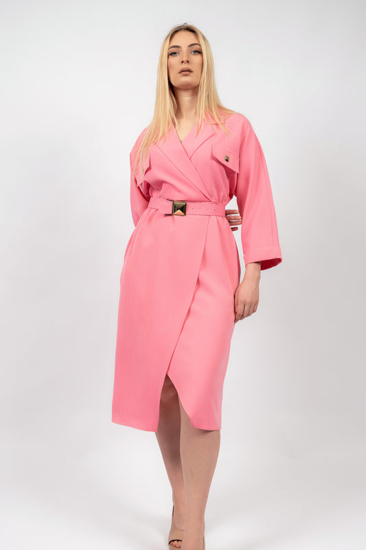 Sofia - roza midi haljina