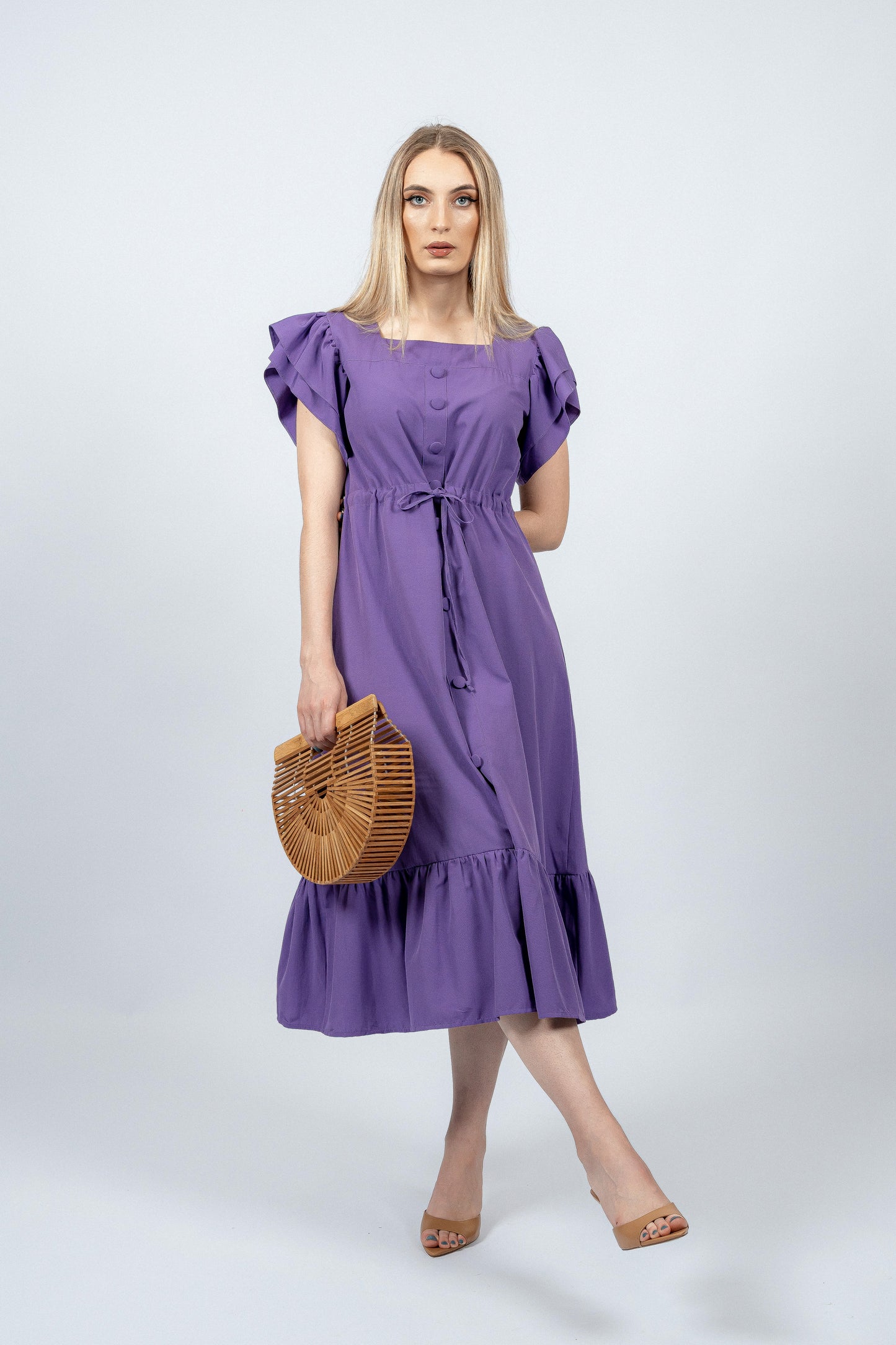 Marella - Elegantna ljetna pamucna haljina