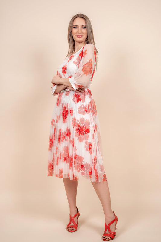 Ariana - lagana i prozračna haljina s cvjetnim uzorkom
