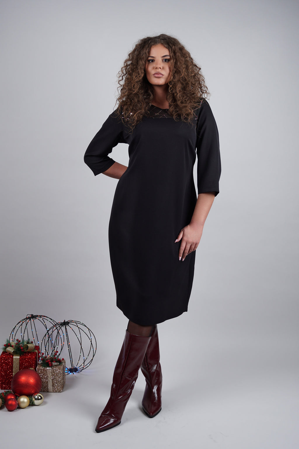 Mavie – haljina sa aplikacijom na gornjem dijelu