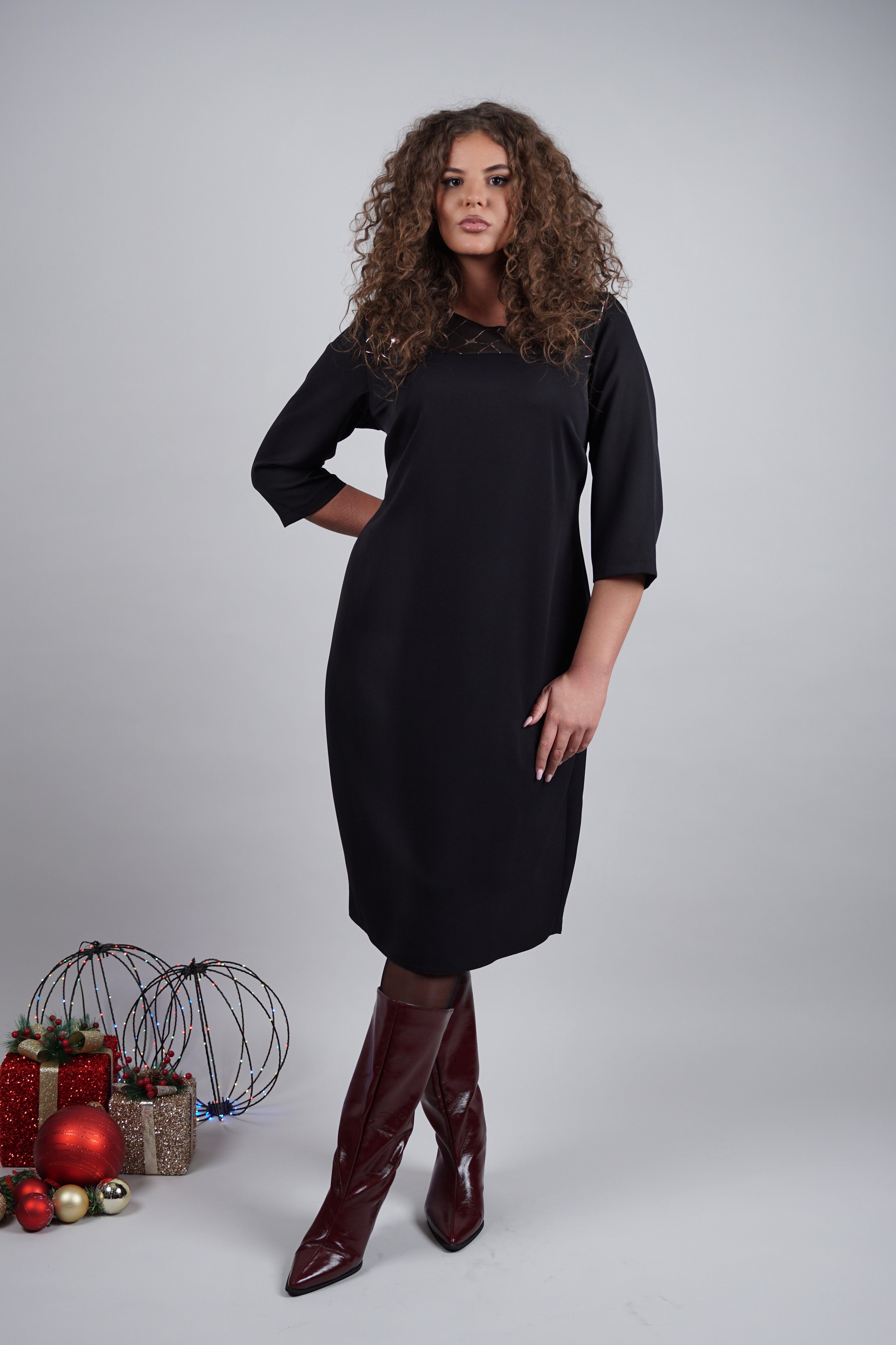 Mavie – haljina sa aplikacijom na gornjem dijelu