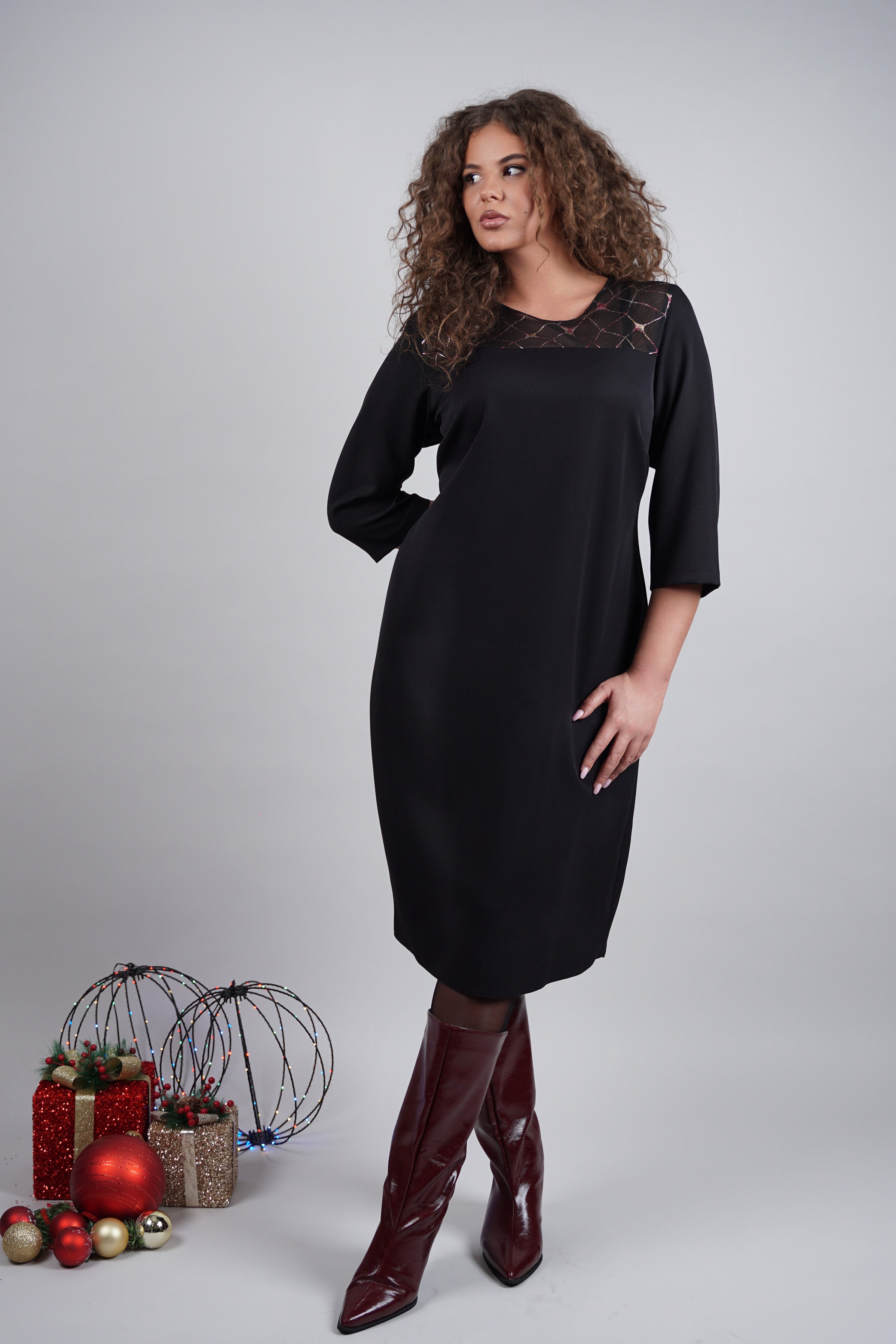 Mavie – haljina sa aplikacijom na gornjem dijelu